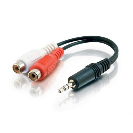 Fasttrack 3.5Mm Stereo Male To 2 Rca Female Y Cbl FA131408